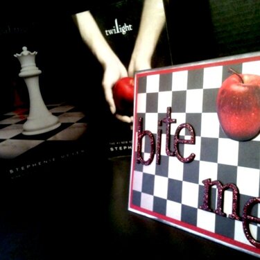 Bite Me ... Twilight Inspired card.