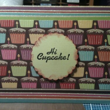Cupcake b-day card