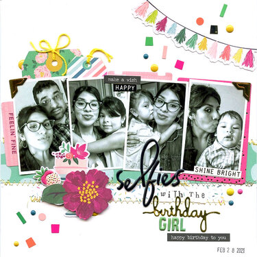 selfies with the birthday girl