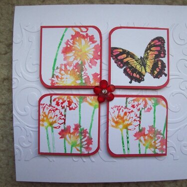 Butterfly Watercolor Card