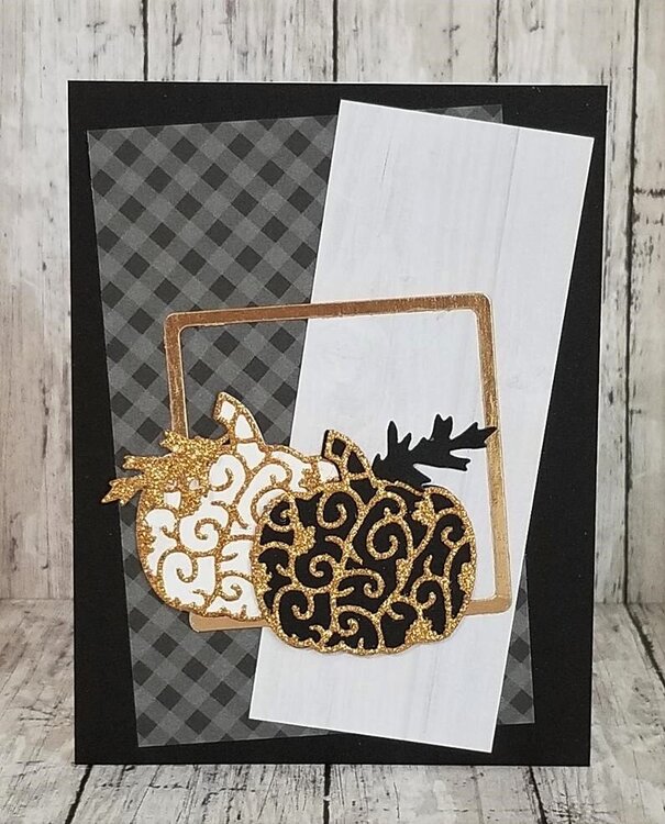 Elegant Pumpkin Card