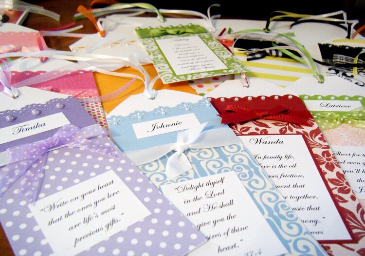Lots of Bookmarks for Gifts