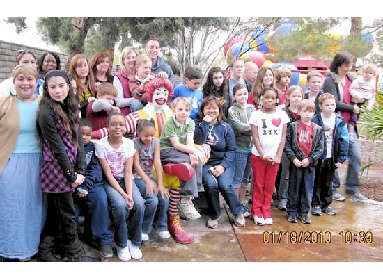 Cards for Kids project at the Las Vegas Ronald McDonald house