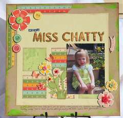Meet Miss Chatty (Cosmo Cricket Material Girl)