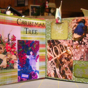 Home For the Holidays BG matchbook album pg2-3