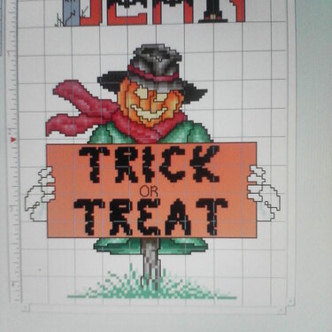 Pattern for Dean&#039;s Trick or Treat Bag