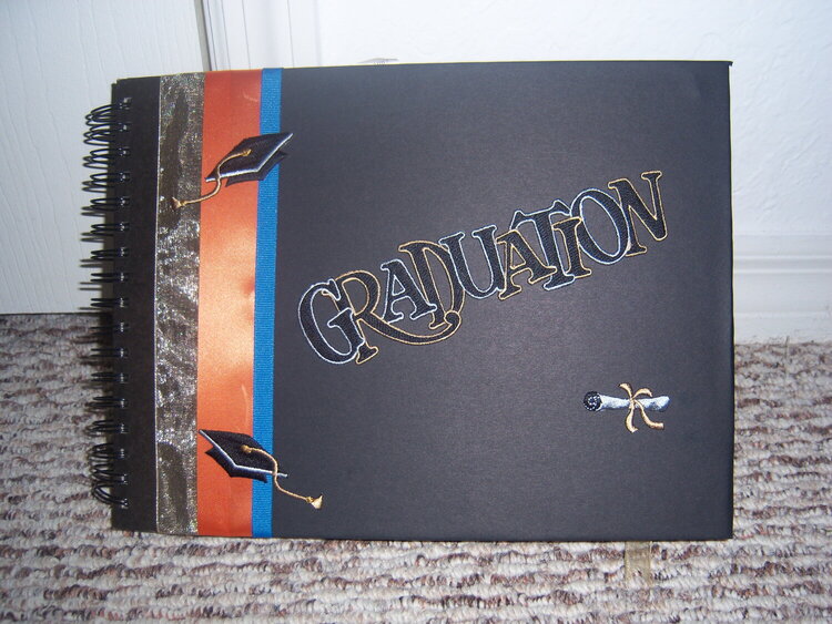 The Family Traditional Graduation Scrapbook for my daughter Sarah