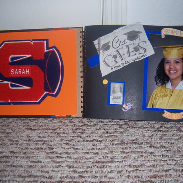 Sarah&#039;s graduation scrapbook