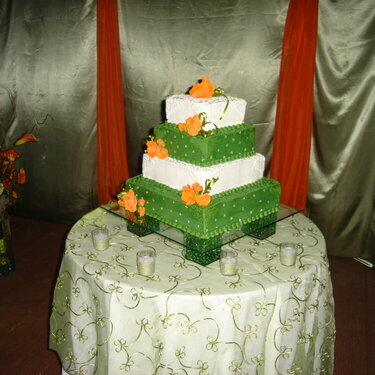 My nephew&#039;s wedding cake.