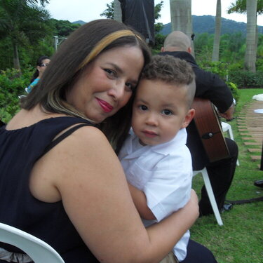 My grandson and I in Puerto Rico 2010