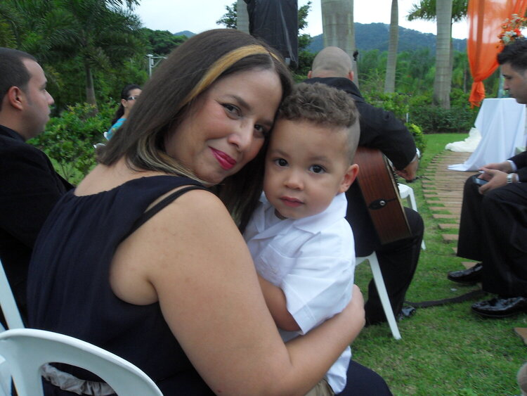 My grandson and I in Puerto Rico 2010