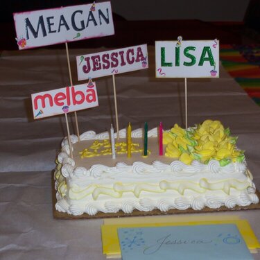 name tags for office birthday cake celebration