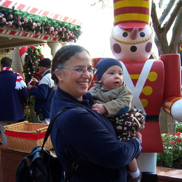 At Disney with grandson
