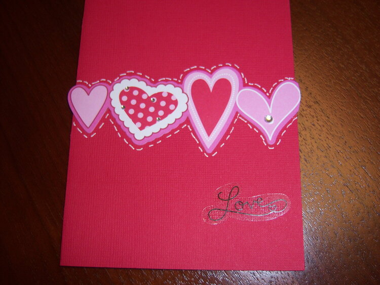 Simple Valentine&#039;s Day cards for our small Women&#039; Group