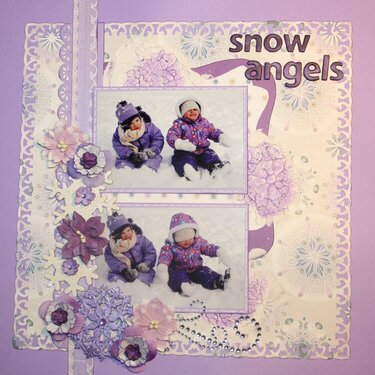 Snow Angels-Scrap That January Sketch Challenge