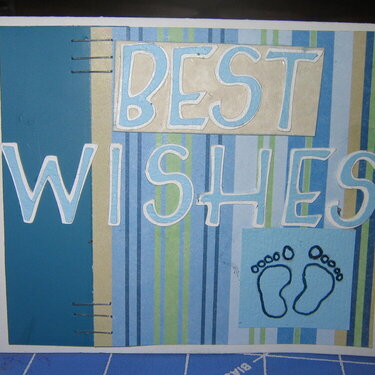Best Wishes card