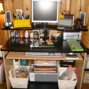 Old Scrapping Desk and area