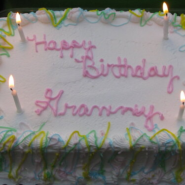 9. Birthday Cake {5 pts.} / with Candles {5 extra pts.}