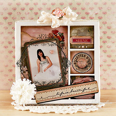 Life is Beautiful Frame by Laurie Schmidlin
