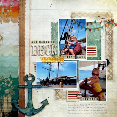 All Hands on Deck by Audrey Yeager featuring Uncharted Waters by Glitz Design