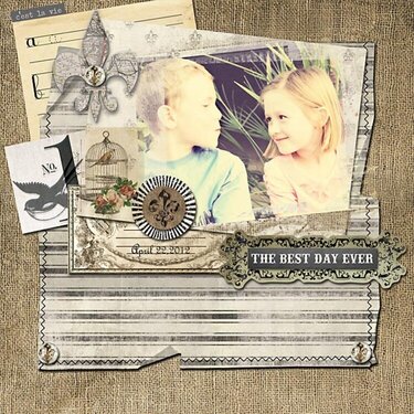 The Best Day Ever by Karianne Phelps featuring French Kiss from Glitz Design