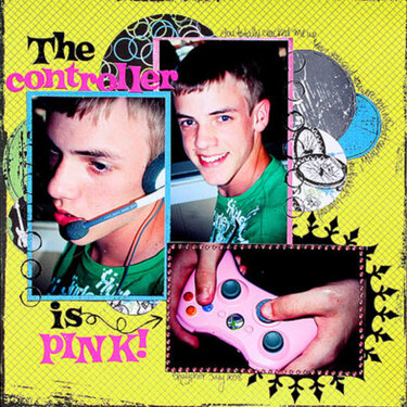 The controller is Pink