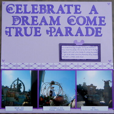 Celebrate A Dream Come True Parade - Left Side