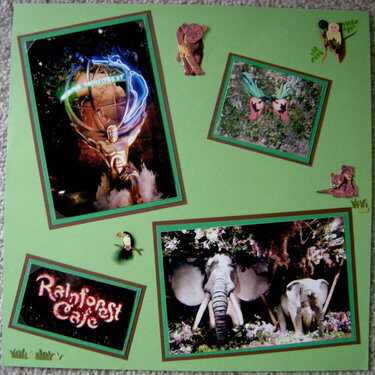 Rainforest Cafe (Right page)