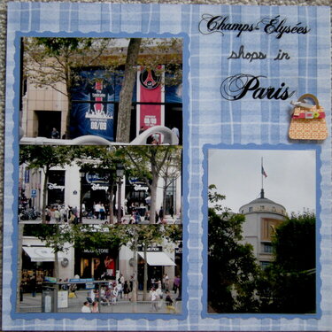 Champs Elysees Shops in Paris