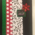 Inside off Christmas chalkboard card