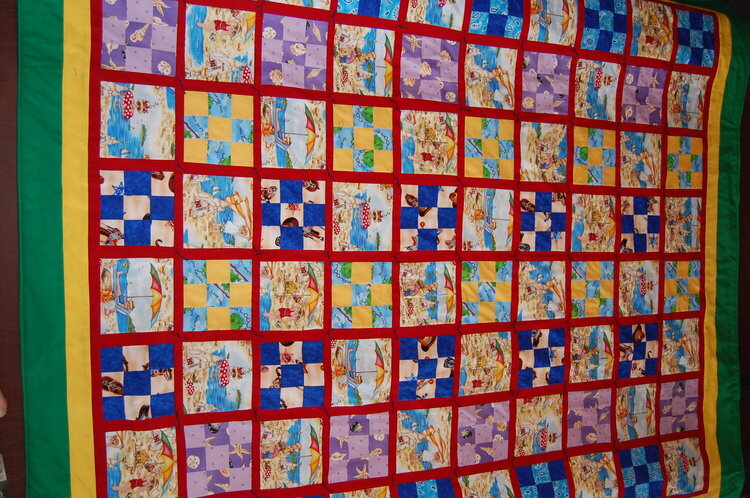 Finished Beach Quilt 1
