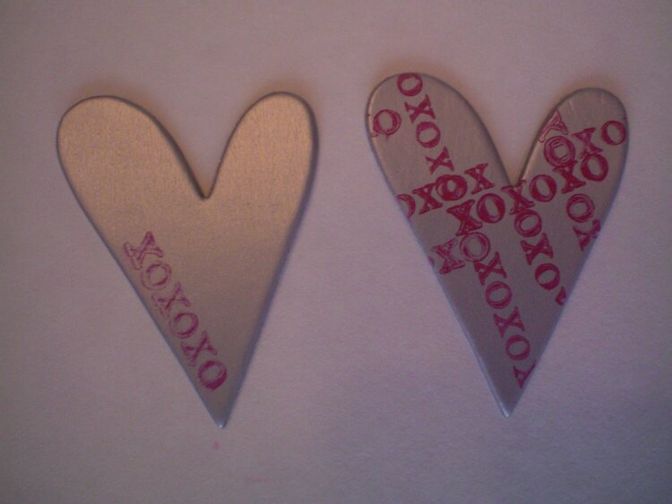 stamped hearts #2