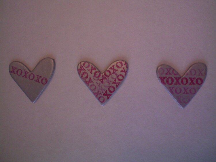 stamped hearts