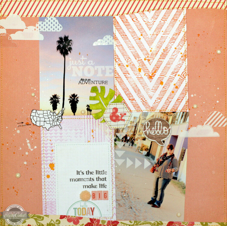 Just a Note - This is an Adventure {Studio Calico August Kit}