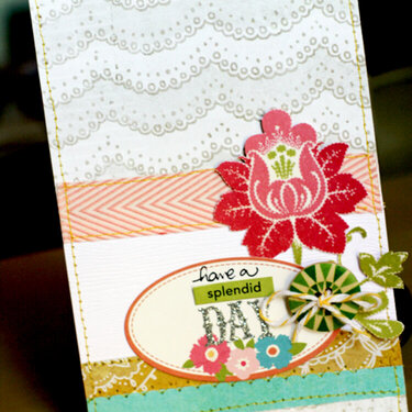 Have a Splendid Day CARD {Studio Calico August kit}