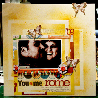 You &amp; me in Rome Home Front by Studio Calico
