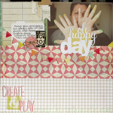 Oh happy Day! Create &amp; Play {Studio Calico MAY kit}
