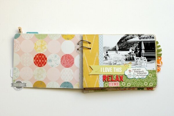 A Week in Rio Mini album{Studio Calico August kit}