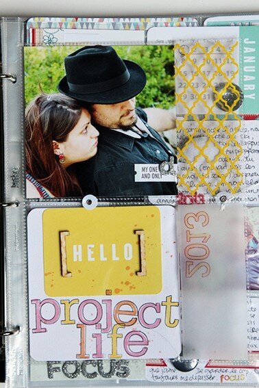 Project Life Opening Page &amp; Week #1