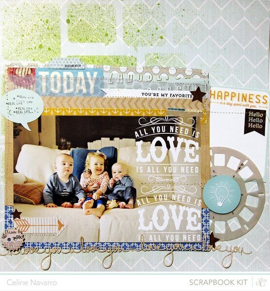 All you need is LOVE *Studio Calico April kit*