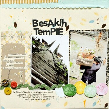 Besakih Temple {Studio Calico December kit}