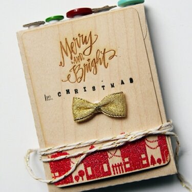 MERRY & BRIGHT CHRISTMAS BOX/BOOK *Studio Calico*