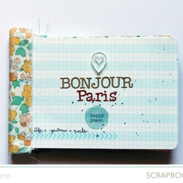 Bonjour Paris Mini Album *Studio Calico May kit*