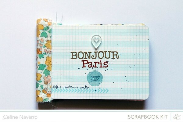 Bonjour Paris Mini Album *Studio Calico May kit*