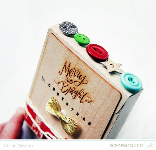 MERRY &amp; BRIGHT CHRISTMAS BOX/BOOK *Studio Calico*