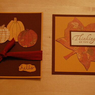 Autumn cards