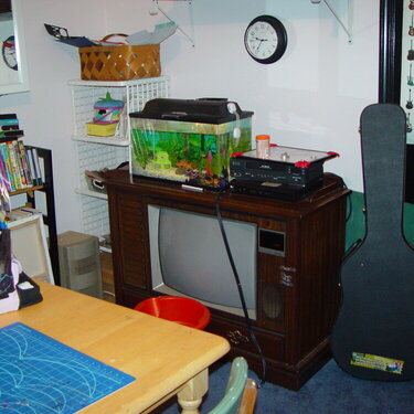 Scrapbook Studio TV corner
