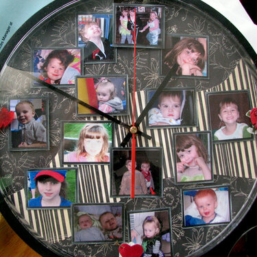 Altered Clock For Mom&#039;s Birthday