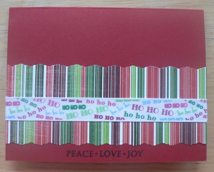 2009 Christmas Card: Peace Love Joy