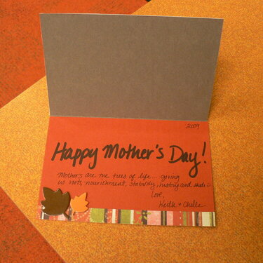 Mother&#039;s Day Card (Inside)